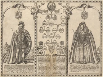 James I en Anne van Denemarken