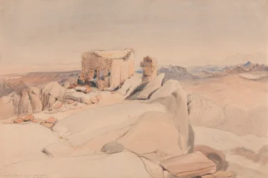 Top van de Sinaïberg of Jebel Musa