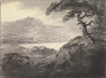 Bergachtig Landschap met een Meer