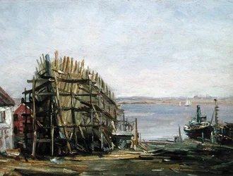 Noank Scheepswerf, c.1900