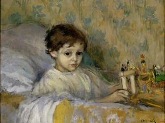 Ziek Kind (Octavi, de zoon van de kunstenaar)