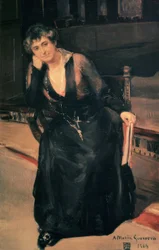 Portret van mevrouw María Guerrero