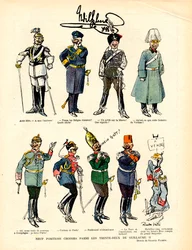 Rood lachen, satirisch in kleuren