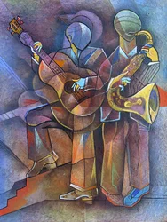 Kubistisch jazzduo
