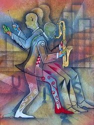 Dynamisch jazzoptreden