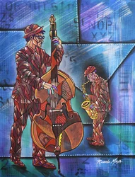 Geometric Jazz Players