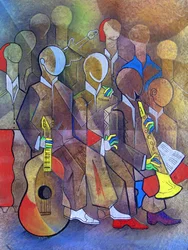 Levendige jazzharmonie