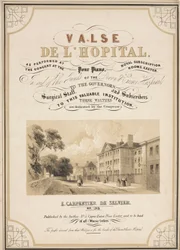 Ziekenhuizen Titelpagina van de bladmuziek voor Valse de l