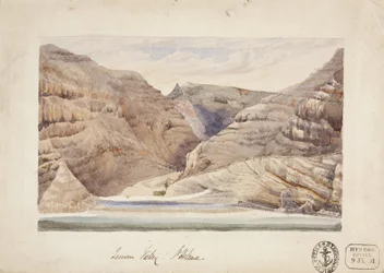 Rotsformaties in Lemon Valley, St. Helena, Zuid-Atlantische Oceaan