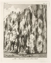 De berg bij Stone Sund, Noorwegen