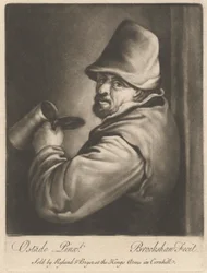 Man met kruik
