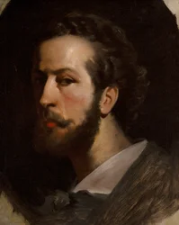 Frederic Leighton, ca.1860 (olieverf op doek)