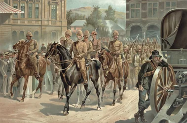 De Intocht van Lord Roberts (1832-1914) in Pretoria op 5 juni 1900