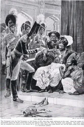 De Britten in Ceylon, illustratie uit 
