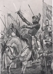 De Dood van Henry Hotspur, 21 juli 1403, illustratie uit 