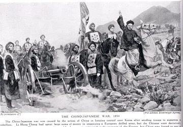 De Eerste Chinees-Japanse Oorlog, illustratie uit 