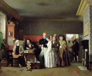 De bruiloft van de zeeman, 1852