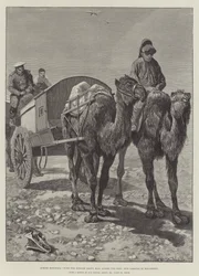 Door Mongolië, met de Russische zware post door de Gobi, onze karavaan midden in de woestijn