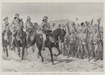 Ontvangst van Lord Roberts door de Mannen van Lord Methuen