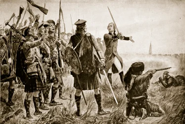 De Slag bij Quebec, 1759, illustratie uit 