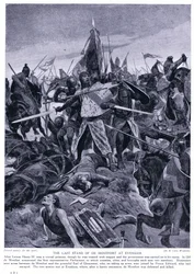 De laatste stand van de Montford bij Evesham AD1265