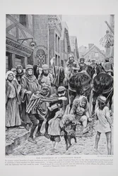 De straf van een frauduleuze bakker, illustratie uit 