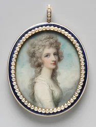 Portret van Mary Frances (Fanny) Swinburne
