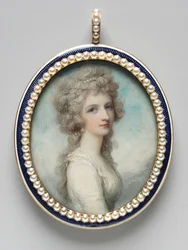 Portret van Mary Frances Fanny Swinburne, ca. 1786