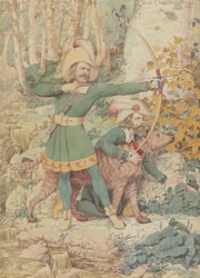 Schets van Robin Hood