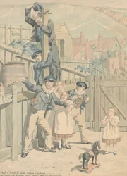 Schets ter illustratie van de passies: Spanning of Verwachting