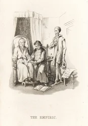 Het skelet van de Dood en de kwakzalver