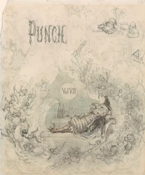 Titelpagina voor Punch, vol. VIII