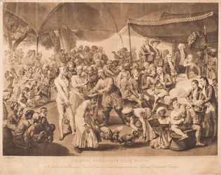 Het hanengevecht van kolonel Mordaunt