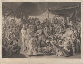 Het hanengevecht van kolonel Mordaunt in Lucknow