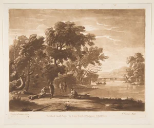 Landschap met figuren