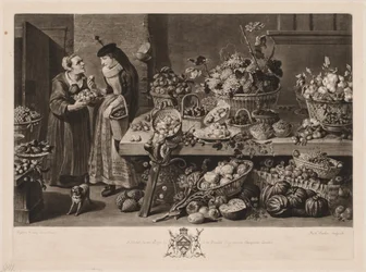 De Vier Markten: De Fruitmarkt, 1775