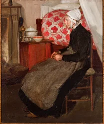 Oude Nederlandse vrouw