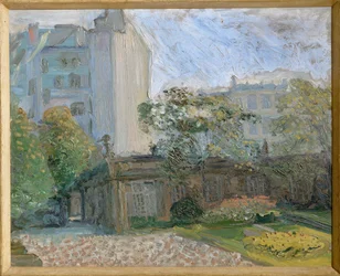 Tuin van paleis Liechtenstein, Wenen (schilderij op doek)