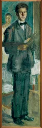 Zelfportret met schilderspalet (olieverf op doek)