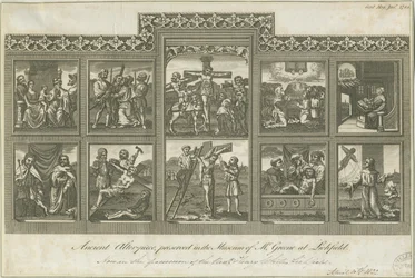 Lichfield - Oud Altaarstuk: gravure, nd [ca. 1785]