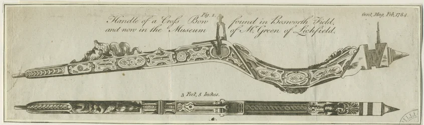 Lichfield - Handvat van Kruisboog: gravure, nd [ca. 1784]