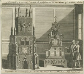Lichfield - Muzikale Altaarklok: gravure