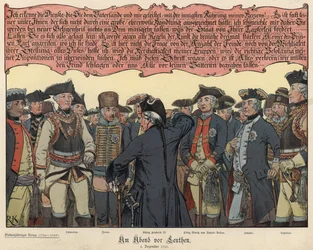 De avond voor de Slag bij Leuthen