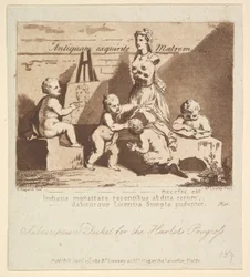 Jongens die naar de Natuur Gluren, 1782