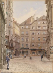 Wenen Irisgasse richting Naglergasse