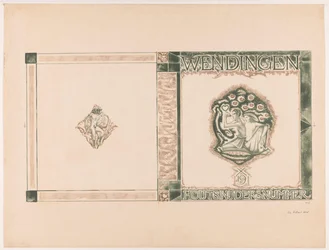 Omslagontwerp voor: Wendingen, Houtsnijdersnummer, 1919