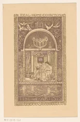 Omslagontwerp voor: Catalogus van de Ideal Home Exhibition, 1912