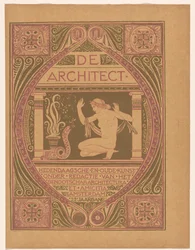Omslagontwerp voor: De Architect, 1911
