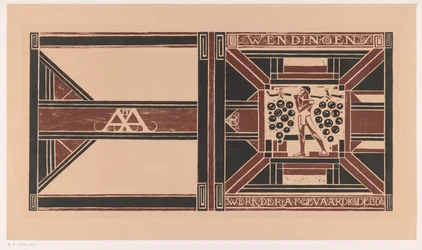 Omslagontwerp voor: Wendingen, 1921