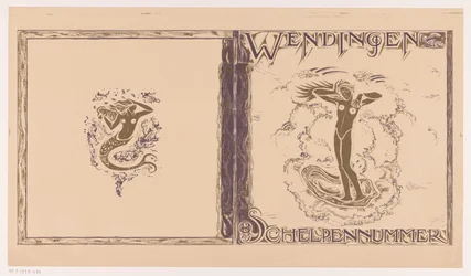 Omslagontwerp voor: Wendingen, Schelpennummer, 1923